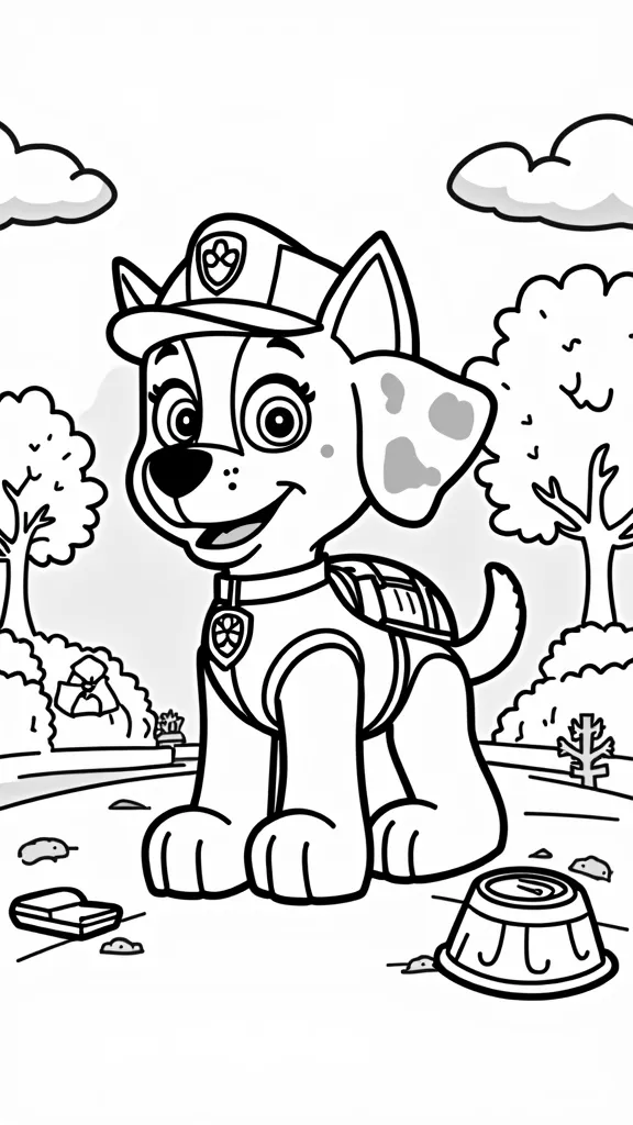 Paw Patrol Rocky Coloring Pages